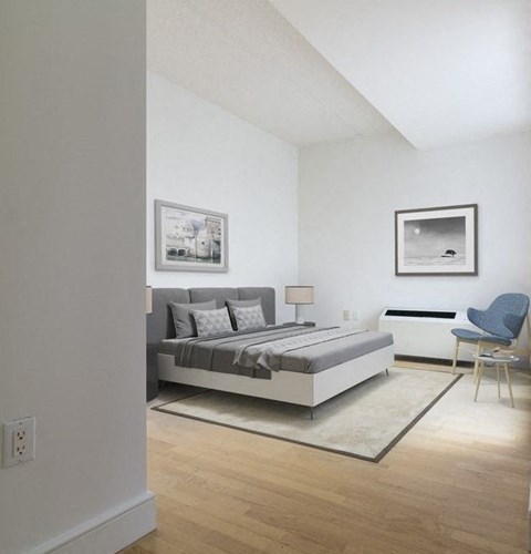 Floor plan for 1 bed, 1 bath
